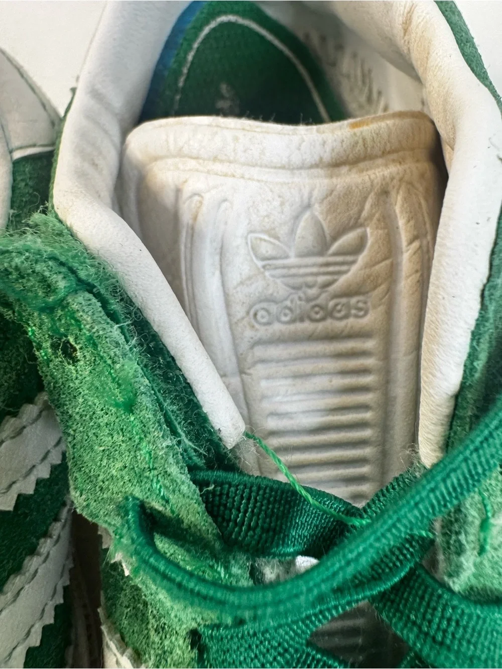 Adidas Gazelle Kids Green Suede Sneakers